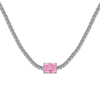 [Promax Jewelry]2.0 carat Ornate Emerald Cut Necklace