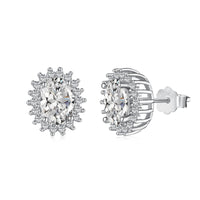 [Promax Jewelry]Delicate Radiant Oval Cut Daily Earrings