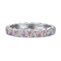 [Promax Jewelry]Dainty Ebullient Round Cut Daily Ring