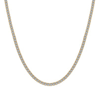 [Promax Jewelry]Delicate Round Shape Tennis Necklace