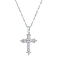 [Promax Jewelry]Delicate Cross Shape Necklace