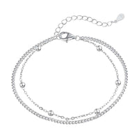 [Promax Jewelry]Delicate Bead Double Layer Bracelet