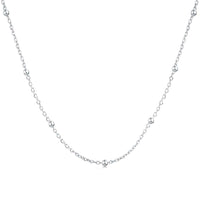 [Promax Jewelry]Small Bead Clavicle Chain Simple Necklace