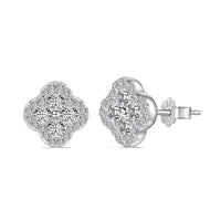 [Promax Jewelry]Four-Leaf Clover Flower Shaped Earrings