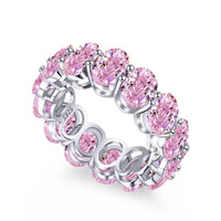 [Promax Jewelry]Dainty Elongated Cushion Cut Tennis Ring