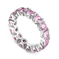 [Promax Jewelry]Eternity Round Cut Tennis Ring