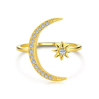 [Promax Jewelry]Eternity Moon & Star Ring