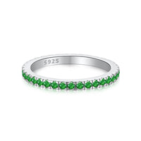 [Promax Jewelry]Delicate Sparkling Round Cut Daily Ring