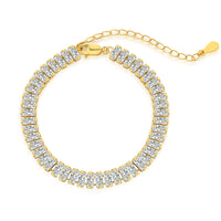 [Promax Jewelry]Exquisite Emerald Cut Daily Bracelet