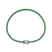 [Promax Jewelry]Dazzling Colorful Round Cut Daily Bracelet