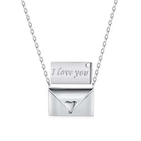 [Promax Jewelry]Envelope Heart Shape Mother's Day Necklace