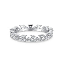[Promax Jewelry]Elegant Resplendent Round Shape Party Ring