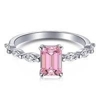 [Promax Jewelry]1.0 Carat Dainty Resplendent Radiant Cut Daily Ring