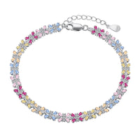 [Promax Jewelry]Radiant Colorful Emerald Cut Party Bracelet