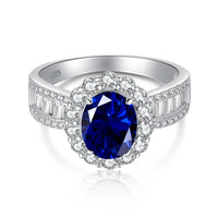 [Promax Jewelry]1.5 Carat Dazzling Charming Oval Cut Banquet Ring