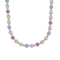 [Promax Jewelry]Radiant Colorful Rainbow Necklace