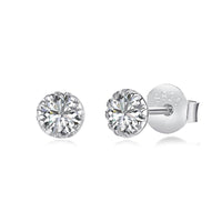 [Promax Jewelry]Sparkling Colorful Round Shape Earrings