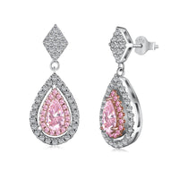 [Promax Jewelry]Ornate Delicate Water Drop Shape Banquet Earrings