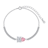[Promax Jewelry]Dazzling Unique Multi Shape Lover Bracelet
