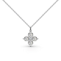 [Promax Jewelry]Four-Leaf Clover And Eight-Pointed Star Necklace