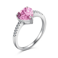 [Promax Jewelry]2.0 Carat Dazzling Lustrous Heart Cut Lover Ring