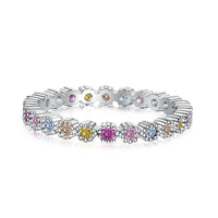 [Promax Jewelry]Exquisite Colorful Round Cut Party Ring