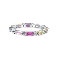 [Promax Jewelry]Lively In Shades Elegant Radiant Cut Daily Ring