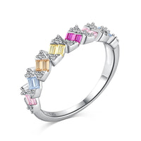 [Promax Jewelry]Delicate Vibrant Emerald Cut Daily Ring