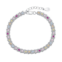 [Promax Jewelry]Delicate Colorful Multi Cut Daily Bracelet