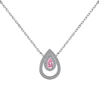 [Promax Jewelry]Sparkling Pear Cut Necklace