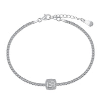 [Promax Jewelry]Luxurious Dazzling Square Shape Banquet Bracelet
