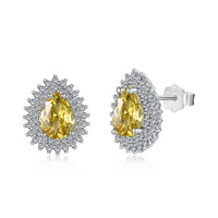 [Promax Jewelry]Delicate Gorgeous Pear Cut Daily Earrings