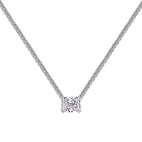 [Promax Jewelry]4.0 Carat Elegant Radiant Cut Necklace