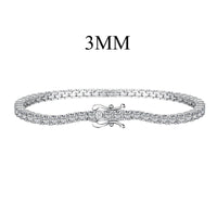 [Promax Jewelry]Dainty Charming Round Cut Tennis Bracelet