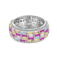 [Promax Jewelry]Radiant Colorful Radiant Cut Daily Ring