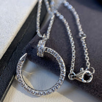 [Promax Jewelry]JUSTE NECKLACE SILVER DIAMONDS