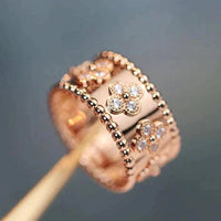 [Promax Jewelry]CLOVER KALEIDOSCOPE RING 10MM