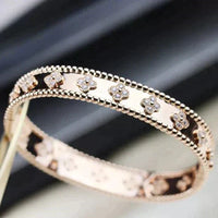 [Promax Jewelry]CLOVER BRACELET 8MM DIAMONDS