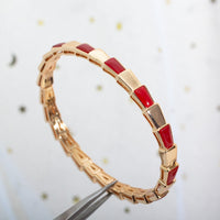 [Promax Jewelry]SERPENTI BRACELET PINK GOLD RUBELLITE