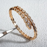 [Promax Jewelry]SERPENTI BRACELET 6.8MM PINK GOLD DIAMOND