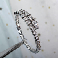 [Promax Jewelry]SERPENTI BRACELET 6MM SILVER DIAMOND