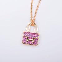 [Promax Jewelry]CONSTANCE PEDANT PURPLE DIAMOND NECKLACE