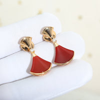 [Promax Jewelry]DREAM Carnelian PINK GOLD EARRINGS