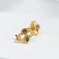 [Promax Jewelry]CLOVER MEDIUM 1 MOTIFS LASER EARRINGS