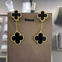 [Promax Jewelry]CLOVER 2 MOTIFS  EARRINGS (MULTIPLE CHOICESC