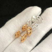 [Promax Jewelry]CHAINE SMALL EARRINGS GOLD AND SILVER