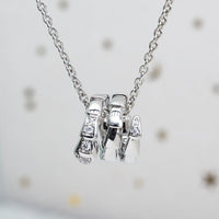 [Promax Jewelry]SERPENTI SILVER NECKLACE DIAMOND