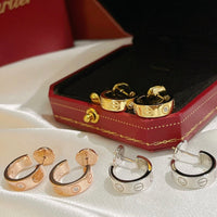 [Promax Jewelry]LOVE EARRINGS 5.7MM 2 DIAMONDS