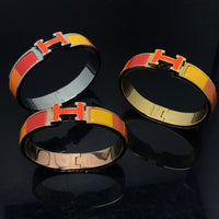[Promax Jewelry]H BRACELET ORANGE RAINBOW CERAMIC