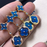 [Promax Jewelry]STAR AND SUN AGATE DIAMOND EARRINGS